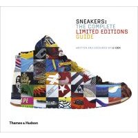 Colorful patchwork high-top sneaker with various logos and patterns, featuring a white sole and black laces.
