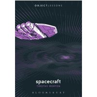 Purple and black book cover titled "Spacecraft" featuring an illustrated spaceship with four engines.
