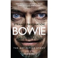 "Strange Fascination book cover featuring close-up of a man's face with blue eyes and text in bold white letters."