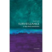 Book cover of "Surveillance" with green and purple abstract design, title in white text, Oxford logo at bottom.