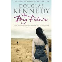 "The Big Picture" book by Douglas Kennedy, cover with woman in desert landscape, blue sky, and bold title text.