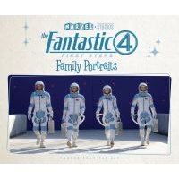 "Marvel Studios DVD 'The Fantastic Four, First Steps' with four astronauts in white and blue suits on the cover"