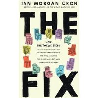 "The Fix" book cover with colorful chairs and bold black text by Ian Morgan Cron.