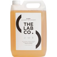 The Lab Co. Sleep Laundry Detergent 5L, clear jug with white cap and minimalist black and white label design.