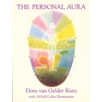 "The Personal Aura book by Quest Books, U.S., features a colorful aura illustration with a human figure on the cover."
