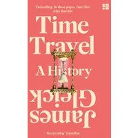 Red book cover titled "Time Travel: A History" by James Gleick, featuring an hourglass illustration.