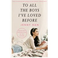 Paperback book "To All the Boys I've Loved Before" by Jenny Han, featuring a girl lying on a bed writing.