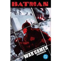 "Batman War Games Omnibus comic book cover with red-toned Batman and collage of black and white action scenes"