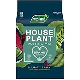Westland Houseplant Potting Mix 10L bag, green with leaf graphics and white text.