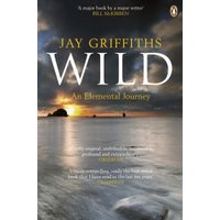 "Wild" book by Jay Griffiths, cover with a dramatic seascape, dark clouds, and glowing horizon.