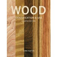 "Wood Identification & Use book with various wood grain patterns on cover, updated edition by Terry Porter"
