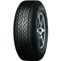 Black Yokohama G055 Geolandar tyre with deep tread pattern, size 225/70 R17, mounted on a silver alloy wheel.
