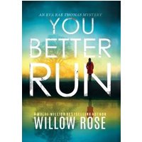 "You Better Run book cover, silhouette of person on path, misty forest background, bold white title text"