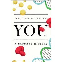 "You" book by William B. Irvine, white cover with red and yellow abstract shapes, subtitle "A Natural History"