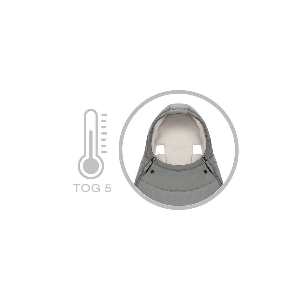 Cybex Platinum Footmuff- Mirage Grey - image 4