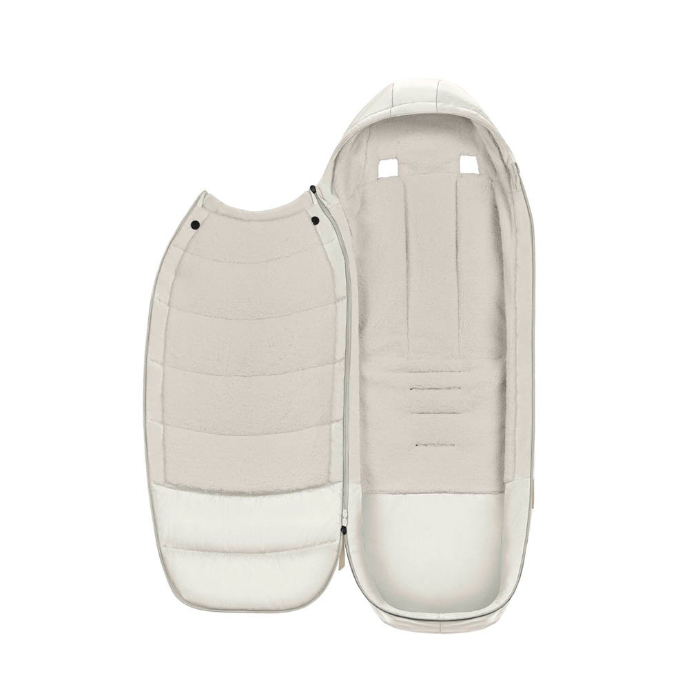 Cybex Platinum Footmuff- Off White - Off White - image 2