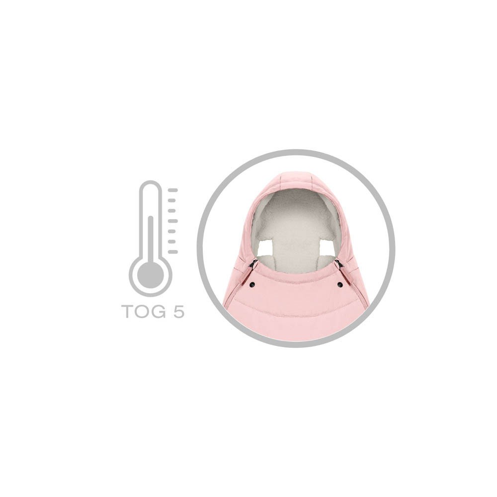Cybex Platinum Footmuff- Peach Pink - Peach Pink - image 4