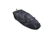 Black Topeak BackLoader Seat Pack, 15 litres, featuring durable material, adjustable straps, and a streamlined design for efficient bike storage.