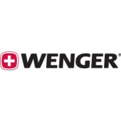 Black Wenger/SwissGear Synergy backpack features a durable fabric, padded shoulder straps, multiple compartments, and a sleek design suitable for everyday use.
