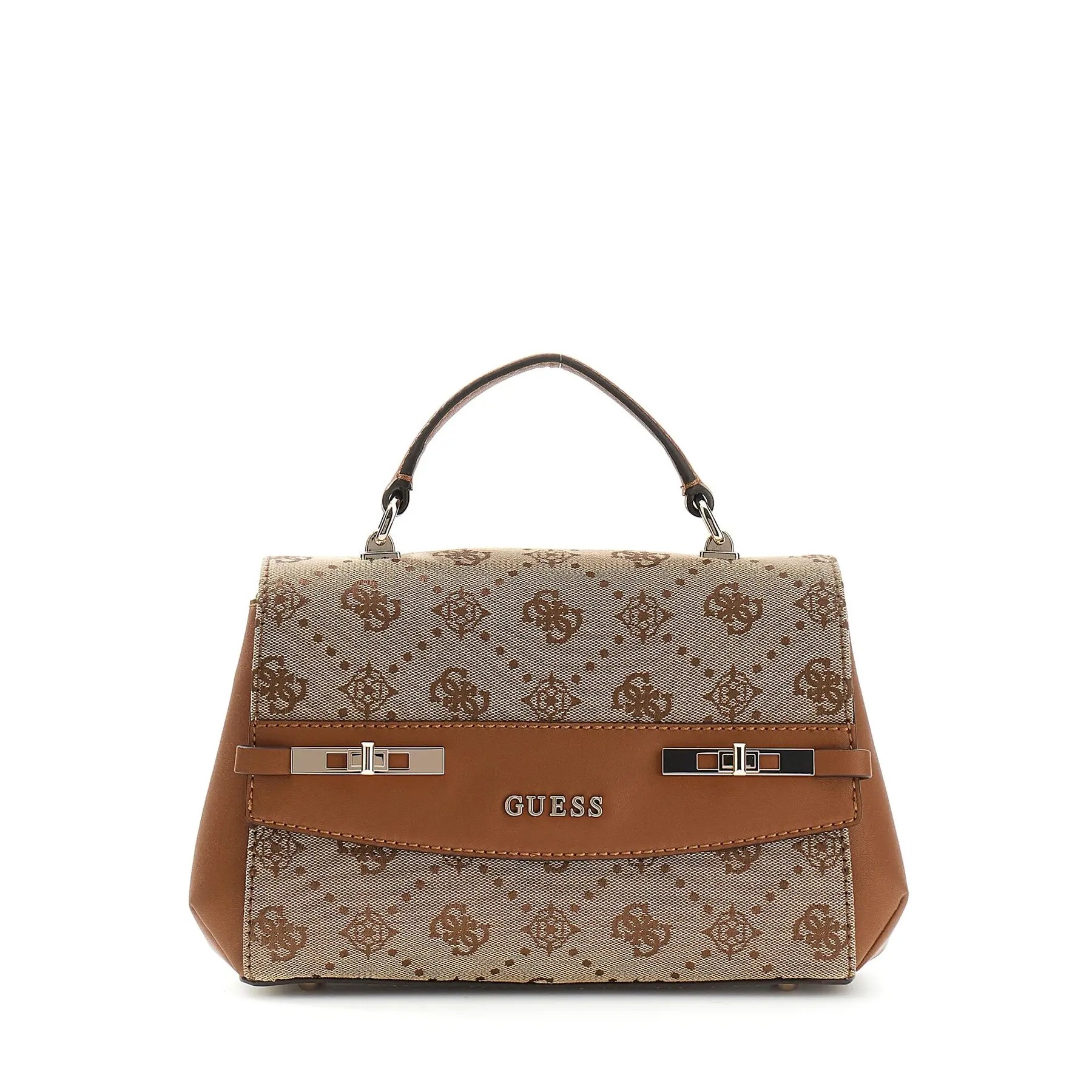 Guess Guess, Handbags, Female, Brown, ONE SIZE, Melinda Logo Tri Com