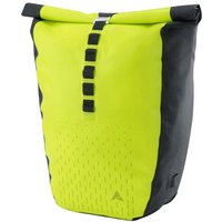 Hi-Vis yellow Altura Thunderstorm City 20 pannier with black accents and roll-top closure.