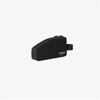 Black Brooks Scape Top Tube Bag with zip closure and adjustable strap, compact and streamlined design.