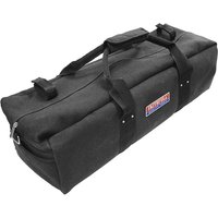 Black Faithfull zip top holdall, 75cm, with dual handles and side logo patch.