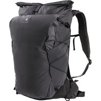 Black PGYTECH P-CB-413 backpack with roll-top closure, padded straps, and multiple exterior pockets.