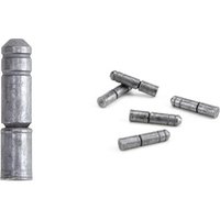 Shimano 10-speed connecting pins, silver metal, cylindrical shape, pack of six, for Shimano chains.