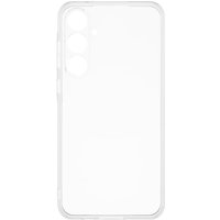 Transparent TPU case for Samsung Galaxy A55 5G with precise cutouts for camera and buttons.