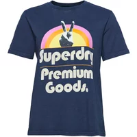 Women's 70's pattern T-shirt Superdry Retro Font - image 2