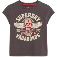 Women's fantasy T-shirt with sleeves and poster design Superdry - image 2