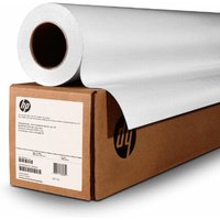 HP large format media roll, 30.5 m, matte finish, white paper on brown box with label.