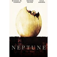 Beige and black book cover of "Neptune" with cracked egg design and author's names at the top.