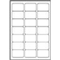 Avery White Address Label sheet for Inkjet, J8160, with 21 rectangular labels per page, bordered in gray.