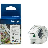 Brother CZ-1002 label-making tape, 12mm, in clear plastic casing with blue packaging box.