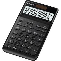 Black Casio JW-200SC desk calculator with a large LCD display, featuring a numeric keypad, function keys, and a sleek plastic design.