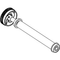Datamax O'Neil ROL15-3058-02 printer roller with cylindrical shaft and black gear wheel on one end