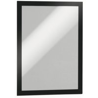 Black Durable 4872-01 magnetic A4 frame with sleek borders and glossy finish.