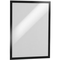 Black Durable Duraframe A3 magnetic frame with sleek border and clear front for displaying documents or posters.