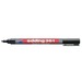 Black Edding 361 whiteboard marker with a bullet tip, 1mm line width, featuring a red and blue label, packaged in a set of 10.