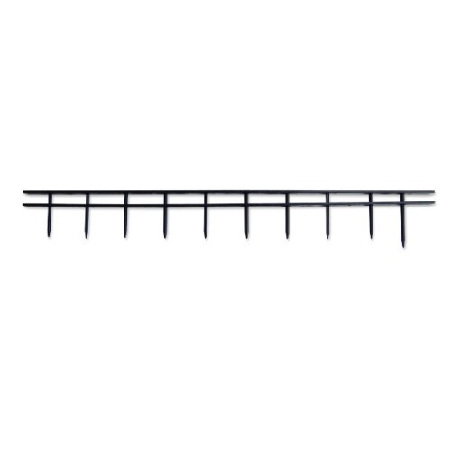 Black GBC Sure Bind Strips A4, 50mm wide, featuring multiple binding prongs for secure document binding, packaged in a set of 100 strips.