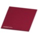 Red casebound account book measuring 298x305mm, featuring 4 debit and 16 credit sections with 80 pages, branded with "Guildhall" in the bottom corner.