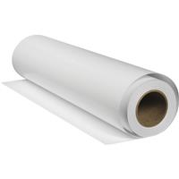 White roll of Hahnemuehle Studio Enhanced paper, 24 inches wide and 30 meters long, featuring a smooth texture and sturdy core for high-quality printing and artwork.