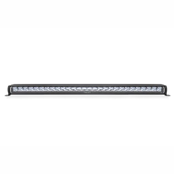Lazer Lamps Gen 2 Triple-R 28 Elite LED Light Bar features a sleek black housing with multiple bright white LED lights arranged in a linear design for optimal illumination.