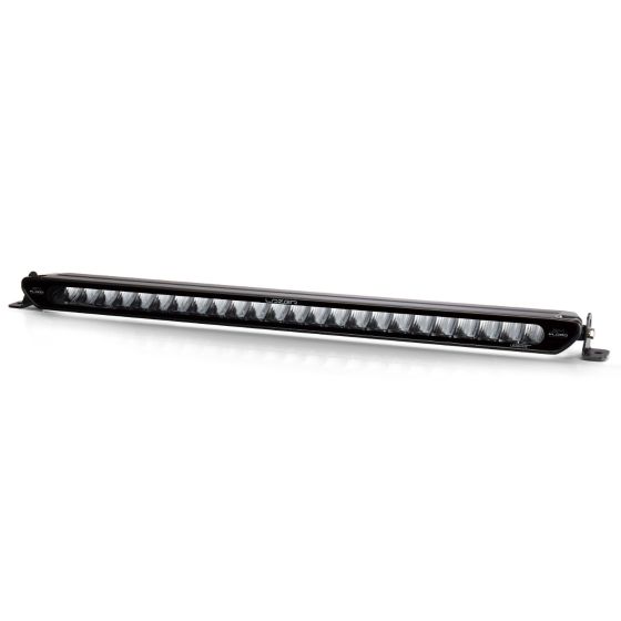 Lazer Lamps Linear 24 LED Light Bar features a sleek black aluminum housing with 24 bright LED lights arranged in a linear design, ideal for enhanced visibility and performance.