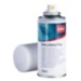 Nobo Deepclene Plus Drywipe Board Reconditioning Spray in a silver can with a blue and red label, accompanied by a white cleaning cloth.