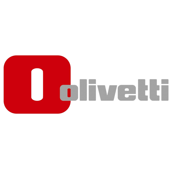 Black developer cartridge for Olivetti D-Color MF 222, labeled "Olivetti B1040," capable of printing 600,000 pages, featuring a sleek design and sturdy plastic material.