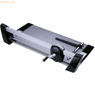Black Swordfish 800XC paper shredder with cross shredding feature, 72 dB noise level, and a cutting width of 22.5 cm, designed for efficient document disposal.