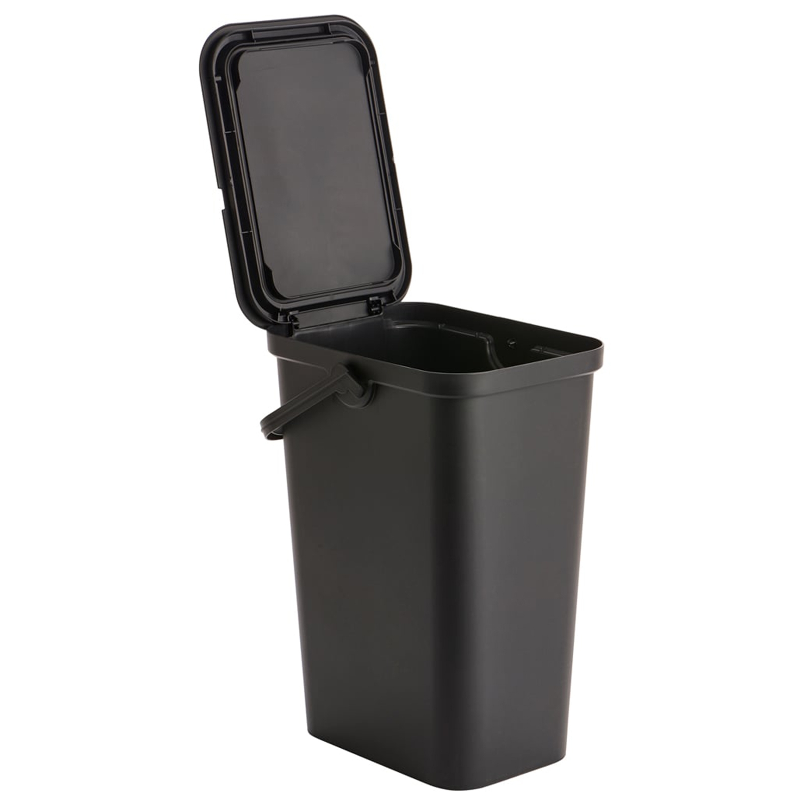 Tontarelli Moda 25L Black Recycle Flip Top Bin - image 2